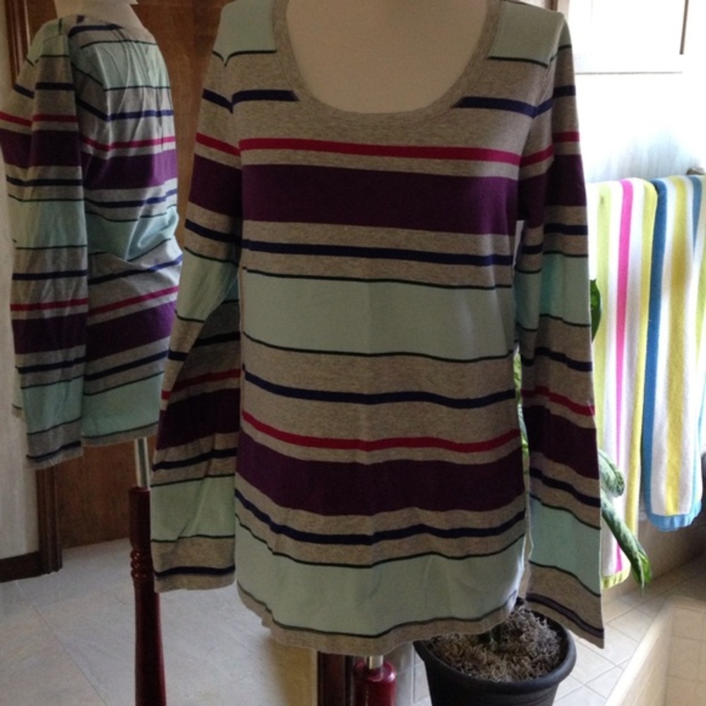 UNAVAILABLE Sonoma striped long-sleeved top